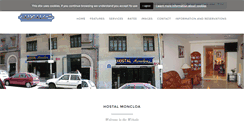 Desktop Screenshot of hostalmoncloa.com