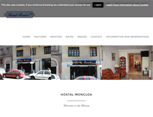 Tablet Screenshot of hostalmoncloa.com